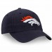 Men's Denver Broncos NFL Pro Line by Fanatics Branded Navy Fundamental Adjustable Hat 2509581